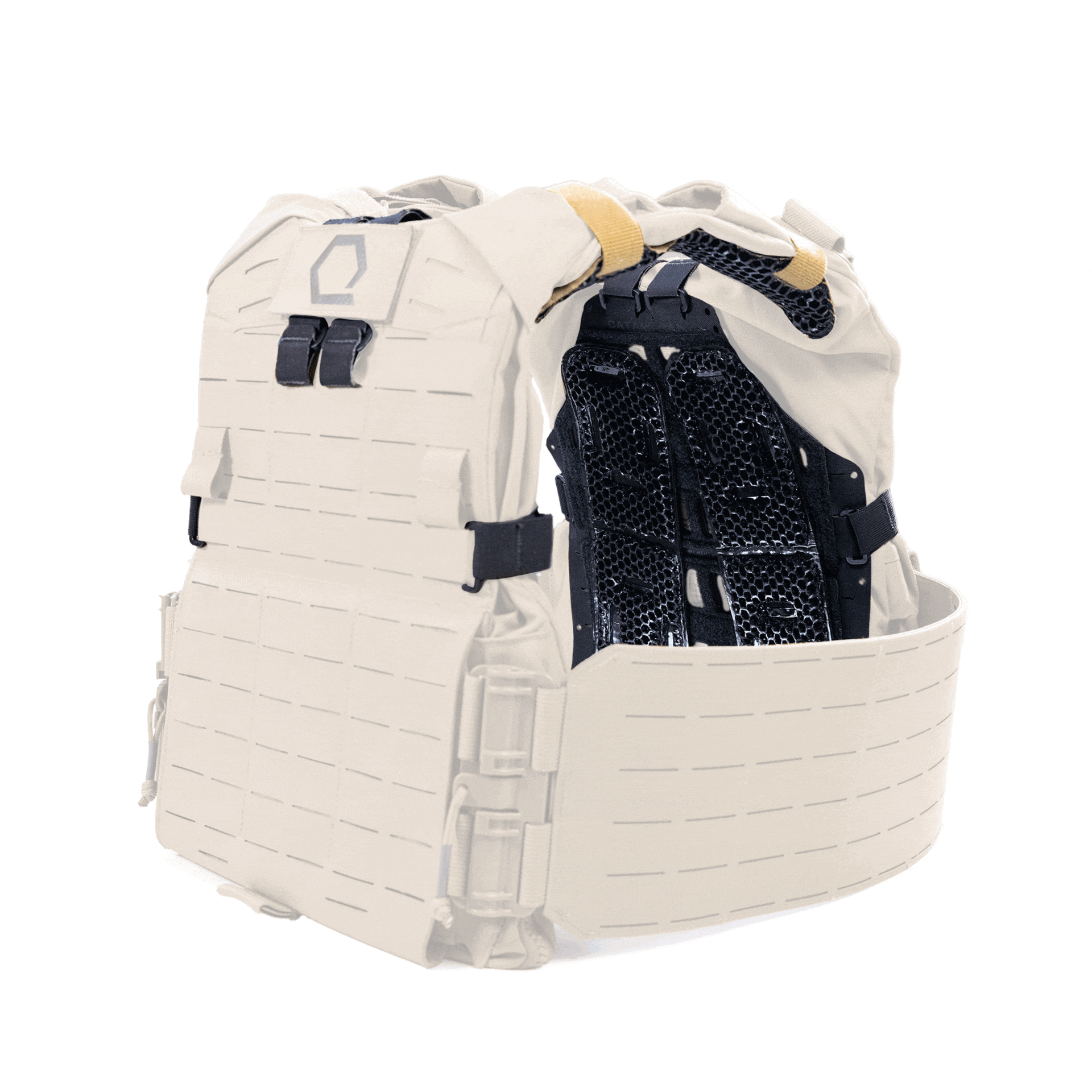 Plate Carrier Ventilation Upgrade Body armor ventilated padding ICEVENTS